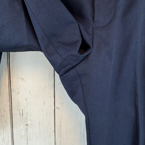 NWT J. Crew Navy Ludlow Slim-fit Suit Pant in Italian Chino AT051 Size 33 x 34 - Picture 6 of 16